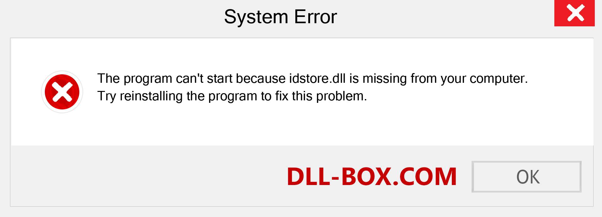  idstore.dll file is missing?. Download for Windows 7, 8, 10 - Fix  idstore dll Missing Error on Windows, photos, images